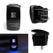 Off-Road Lights 5-Pin SPST ON/OFF Blue LED Indicator Rocker Switch For Fog Lamps (for: BMW)