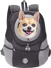 KissDate Pet Backpack Carrier, Travel Portable Backpack for Small Cats, Dogs and Rabbits, Breathable Ventilated Mesh Dog and Cat Backpack for Travel, Outdoors