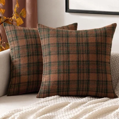 MIULEE Fall Set of 2 20" x (Pack 2), Orange and Green