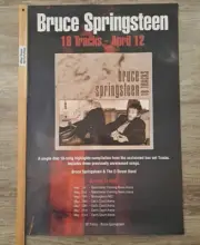 POSTER: BRUCE SPRINGSTEEN 18 Tracks UK Tour (1999 In Store)