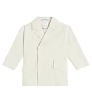 [Paade Mode] Paade Mode Baltic checked cotton blazer Y 6 beige