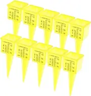 CANIGHT 10pcs Rain Gauge Resin Measuring Cup Water Measuring Tool Rainfall Measurement Lawn Rainfall Gauge Water Gauge Landscape Water Measure Rainfall Meter Rain Measuring Stakes