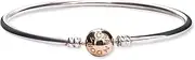 [PANDORA] Jewelry Bangle Charm Sterling Silver and 14K Yellow Gold Bracelet
