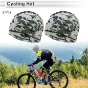 Cycling Hat Sweat Wicking Breathable Ice Feeling Aid Green One Size 24x19cm 2 Pc