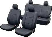Clazzio EQ-1096 Entry Seat Cover, HiAce, 200 Series, S-GL, H200 and Later, Dimple Type, Black