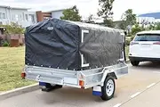 Rugged 6x4x3 Canopy Trailer Cover Support Bar Structure - Premium Bundle