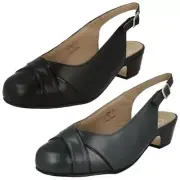 Ladies Equity Cressy Low Heel Slingback Shoes