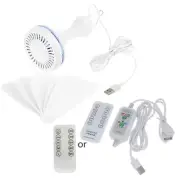 Timing 4-Speed Remote Control Camping Fan USB Ceiling Fan with Detachable