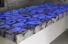 60x36 White Agate Bar Top, Botswana Agate Table, Dinning Table, Coffee Table Dec