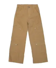 Elastic waist casual pants 8Y,6 beige