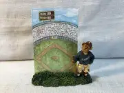 Boyds Bear Slugger McGee Swing Badda Badda Baseball Picture Frame Figurine 27372