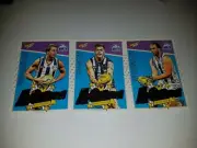 2017 AFL SELECT FOOTY STARS NORTH MELBOURNE A-GRADERS TEAM SET 3 CARDS