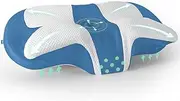 Pain Free Aussies Cervical Pillow – Ergonomic Memory Foam Contour Pillow for Neck Pain Relief, Neck & Shoulder Support – Ideal for Side, Back, and Stomach Sleepers