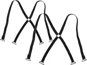 [BESTYASH] 2pcs Adjustable Invisible Straps for Women Non- Cross Back Lingerie Straps for and Swimsuits Comfortable and Chic Design for Any Occasion