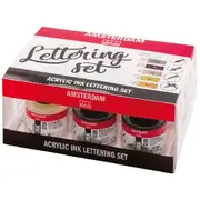 Amsterdam Ink Lettering Set 30mL 6 Pack