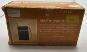 Vintage Sears Solid State AM-FM Transistor Radio w Antenna 293-24150500. NEW. K4