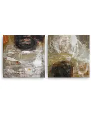 Ready2HangArt Oxide I/II 2 Piece Wrapped Canvas Wall Art Set