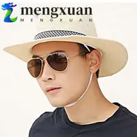 在飛比找蝦皮購物優惠-MENGXUAN中年男子草帽時尚酷旅行海灘男性女性巴拿馬帽