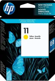 Genuine HP 11 C4838A Yellow Ink Cartridge - High Yield, 1,830 Prints, Original HP Ink, Compatible with HP DesignJet Printers