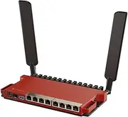 MikroTik L009UiGS-2HaxD Routers with Dual core 800MHz CPU, 512MB RAM, 8 x Gbit LAN, 1 x 2.5 Gbit SFP Port, 2.4 GHz 802.11b/g/n/ax Dual-Chain Wireless