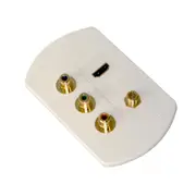 Neotech HDMI / Component Video / Coax Cable Wall Plate NWP315