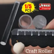 1/5pcs Polymer Clay Craft Clear Acrylic Roller Rolling Pin Cutter Art Tools AUS