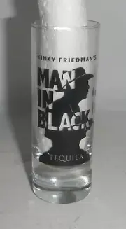 Kinky Friedman's Man in Black Tequila Shot Glass 4" Tall Shooter
