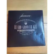 NEW! Lionmane Beard Growth Kit. Beard Care. 5 piece kit. Balm, Oil. brush