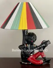 PLASTIC RIBBON "MEDIUM" COOLIE MULTI COLOURED LAMPSHADE for BARSONY LADY LAMP