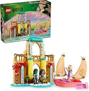 LEGO Wicked Glinda, Elphaba & Nessarose at Shiz University Building Set, Kids' Toy for 7+ Year Old Girls and Boys, with a Boat Toy and 3 Mini Dolls, Movie Merchandise Set 75681