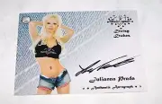 2015 Benchwarmer JULIANNA PRADA Daizy Dukez #31 Gold Foil Auto PLAYBOY - Brazil