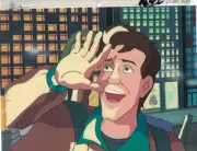 THE REAL GHOSTBUSTERS Production Animation Cel PETER VENKMAN-- #34