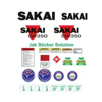 在飛比找蝦皮購物優惠-Sakai SW350 Tendem 滾輪貼紙保證