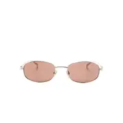 [Gucci] Gucci Oval-frame Metal Sunglasses ONE SIZE GOLD
