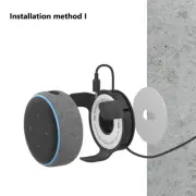 Wall Mount Holder for Echo Dot 3rd Generation Smart Home Speakers (Black) AU