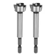 2-Pack Forstner Drill Bit, 7/8" (22mm) Tip Hex Shank Hinge Cutter