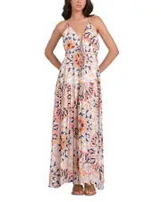 Elan Spaghetti Strap Maxi Dress