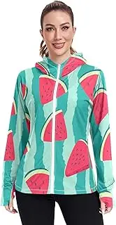 [Caihoyu] Plain Hoodie Quick Dry Running Shirts UPF 50+ Protection Sweatshirt Women Athletic Jacket Women