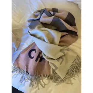 （現貨）正品 香奈兒 Chanel 披肩 圍巾100% cashmere