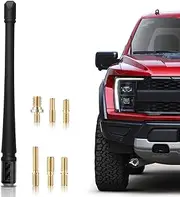 Antenna Compatible with Ford F150 2009-2024, Flaviao Radio Antenna for Truck Designed for Optimized FM/AM Reception 7 Inches Rubber Truck Car Antenna Replacement