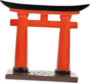 VINTORKY Japanese Torii Gate Shinto Altar Shelf Gate Torii Gate Aquarium Japanese Shrine Torii Gate Aquarium Decor Asian Glass Ornament Japanese Decorations Micro Scene Resin Outdoor Crafts