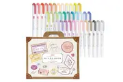 Zebra Mildliner Double Sided Highlighter Set, Fluorescent Pens, All 35 Mild Colour Pack