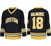 #18 Happy Gilmore 1996 Movie Adam Sandler Boston Ice Hockey L Jersey - Stitched