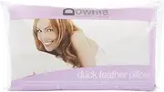 Downia Duck Feather Pillow Twin Pack, White