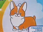 Makit & Bakit CORGI Dog Puppy Suncatcher Kit Kids Teens Baking Crystals Craft