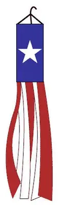 60" Texas TX State Windsock Flag Lone Star 5 Ft Outdoor Indoor f