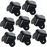 NUOBESTY 1 Set Corner Protector Guards for Cabinets Furniture Collision Protective Wrap Corners Sturdy Iron Protectors with Screws for DIY Speaker Door Panel Protection
