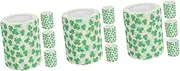 Baluue Sets Holiday Toilet Paper Leaf Pattern Sturdy Absorbent Pack Versatile for Needs Rolls