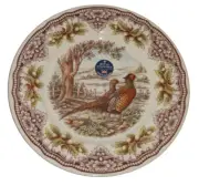 ROYAL STAFFORD UK Pottery Thanksgiving Pheasants Turkey Dinner Plate 11" ENGLAND