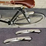 1 Pair Road Bike Mudguard 700c 27'' Bicycle Front Rear FENDER Silver
